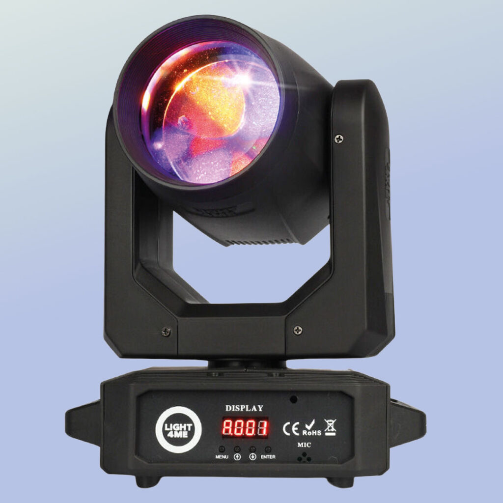 Oświetlenie sceniczne 130 LED SPOT ruchoma głowa