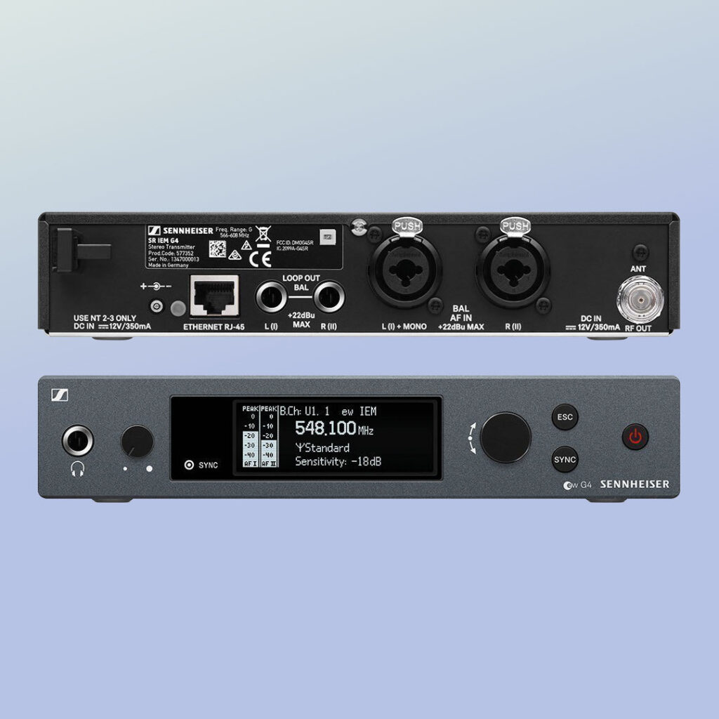 System odsłuchu scenicznego dla artystów Sennheiser ew IEM G4-A